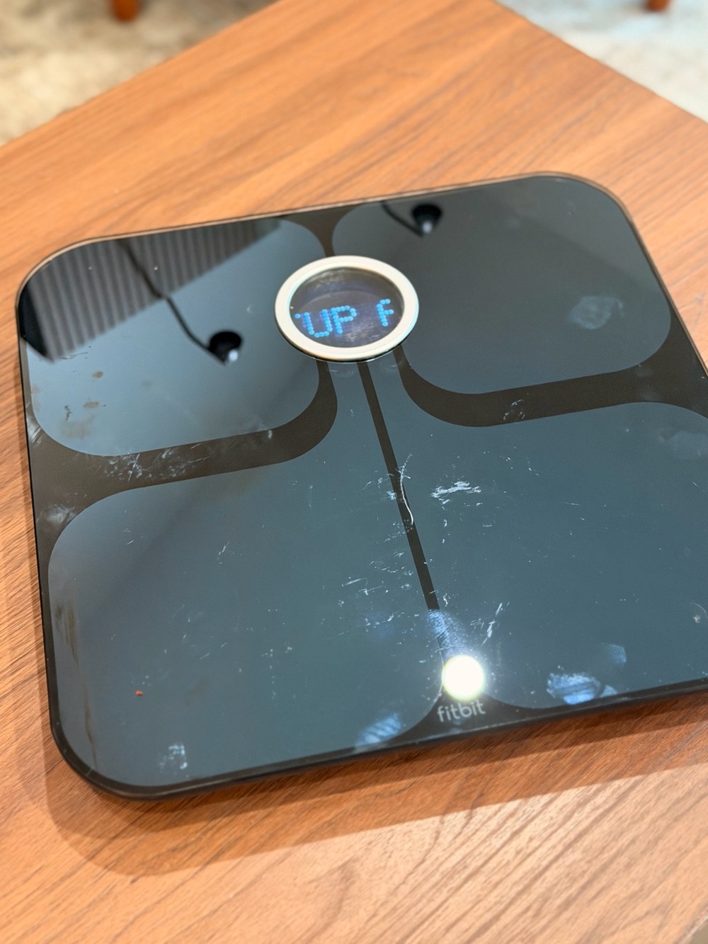 Fitbit Wifi Scale Fb201B Black Weight Body Fat BMI Fitness Tracker